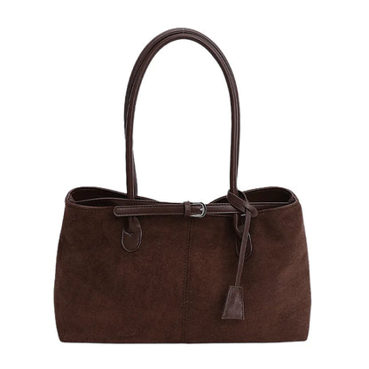 New Winter Solid Color Pu Leather Handbag Designer Shoulder Bags