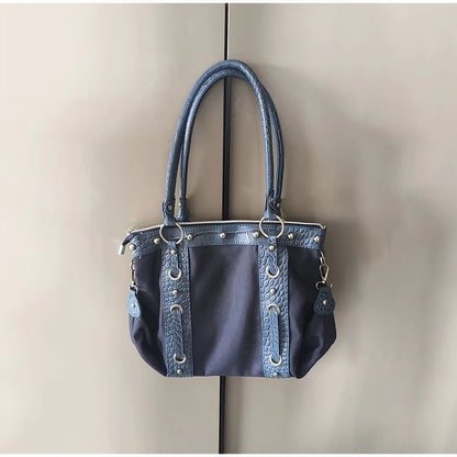 Brand Retro Y2k Shoulder Bag High-end Niche Riveted Motorcycle Bag