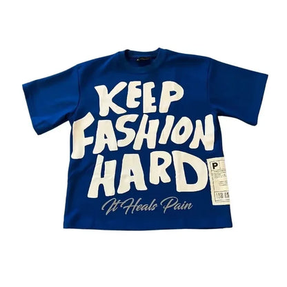 Graphic Print Cotton T-Shirt – Unisex Oversized Streetwear