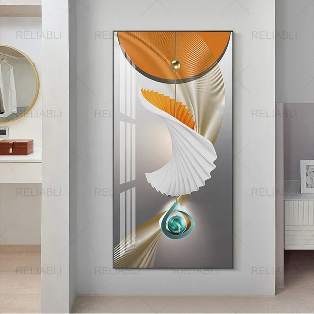 Abstract Geometric Wall Art Canvas Poster – Modern Nordic Decor
