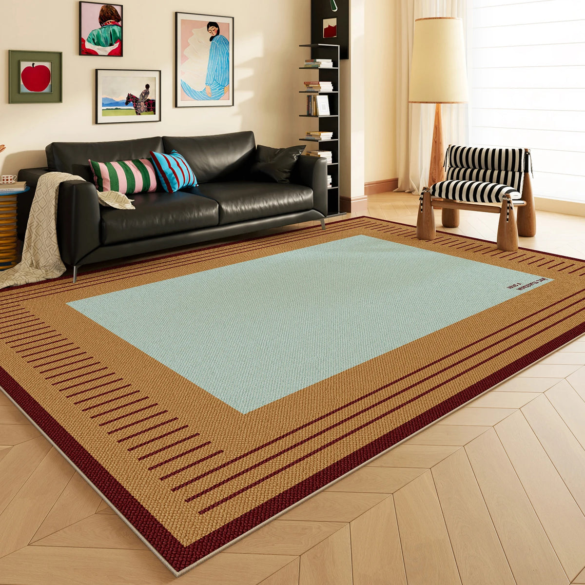 Dopamine Retro Large Area Rug – Living Room, Bedroom & Sofa Mat