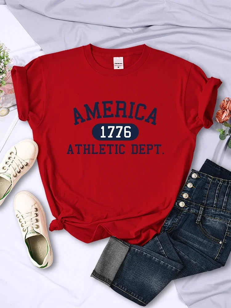America 1776 Athletic Dept Women's Graphic Tee