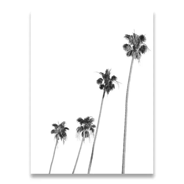 Beach Surf Wall Art Poster – Camper Van & Ocean Landscape