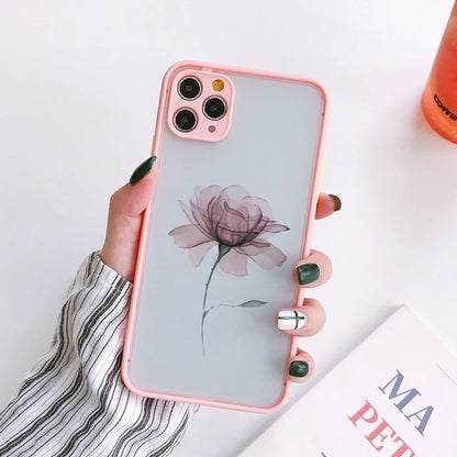 Floral iPhone Case – Daisy Flower Shockproof Cover
