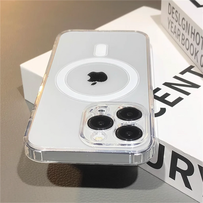 Soft Silicone MagSafe Case for iPhone 11–17 Series