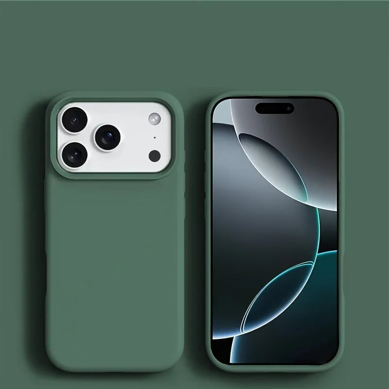 Liquid Silicone iPhone 17 Case – Shockproof Soft Cover for iPhone 17 / Pro / Pro Max / Air