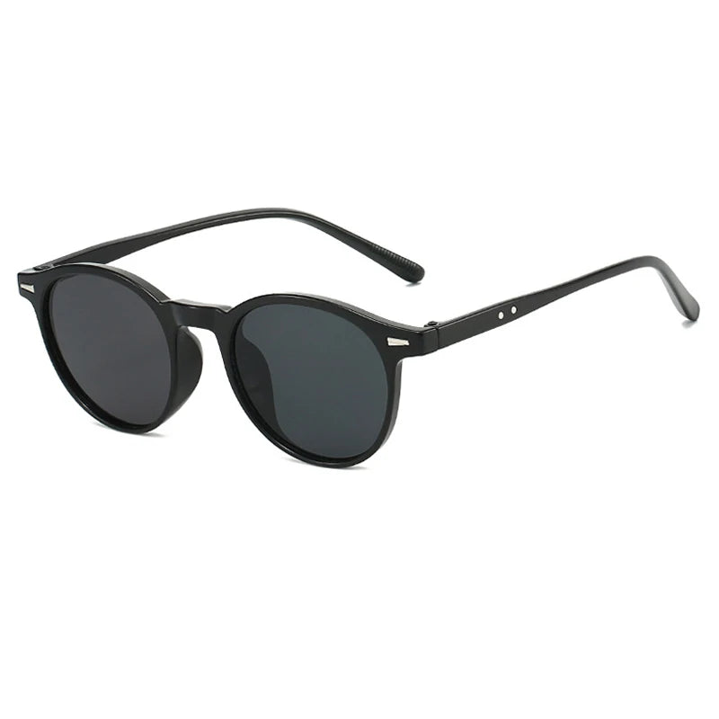 Round Retro Sunglasses for Women – Vintage Punk Designer Shades
