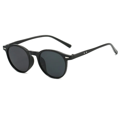Round Retro Sunglasses for Women – Vintage Punk Designer Shades