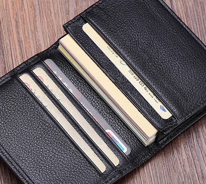 Genuine Leather Card Wallet – Slim Credit & ID Holder