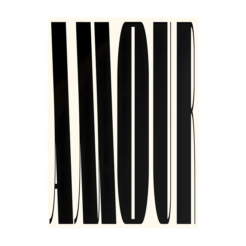 Bold Typography Wall Art Poster – Modern Minimalist Print