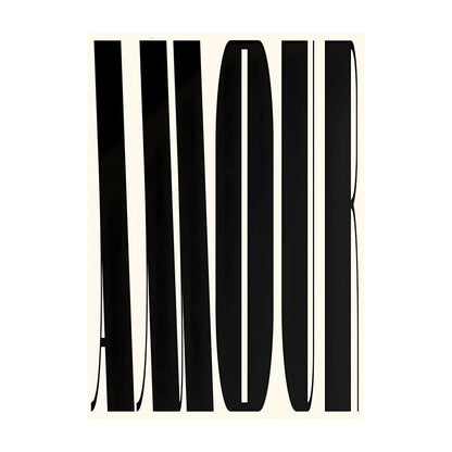 Bold Typography Wall Art Poster – Modern Minimalist Print