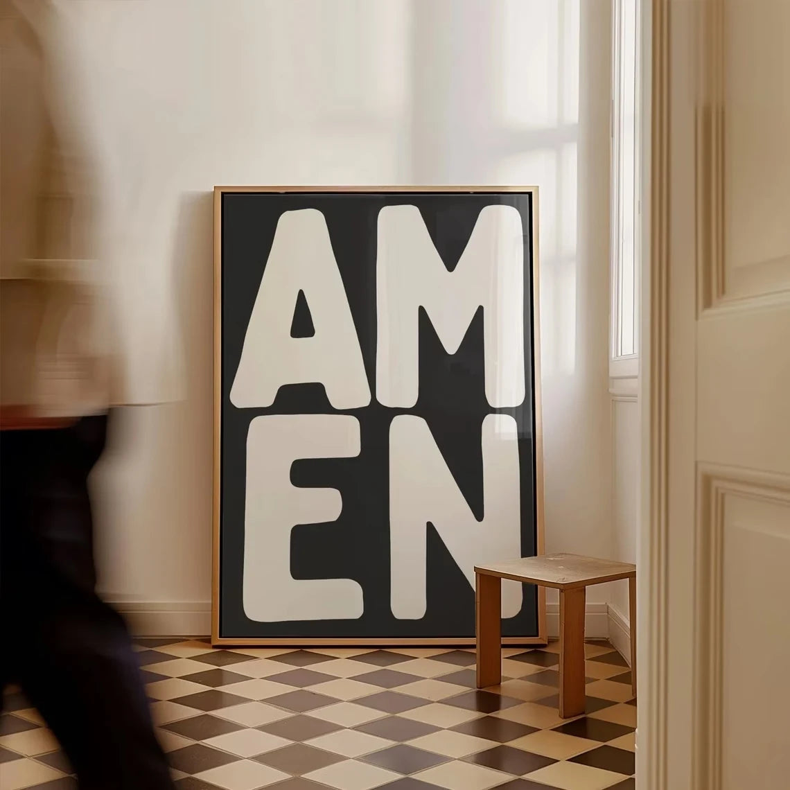 Amen Wall Art Print – Christian Scripture Poster