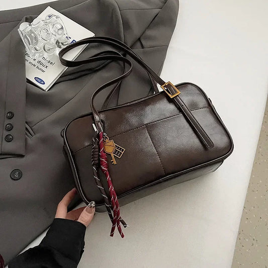 Lady Shopper Bag Travel Totes Handbag High End Women's Pu Leather