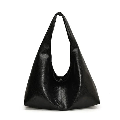 Large Capacity PU Leather Hobo Underarm Bags