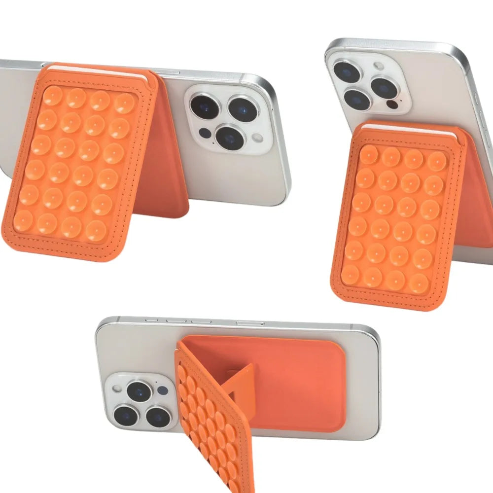 Silicone Suction Cup Phone Grip Pad – 24-Cup Anti-Slip Mount for iPhone