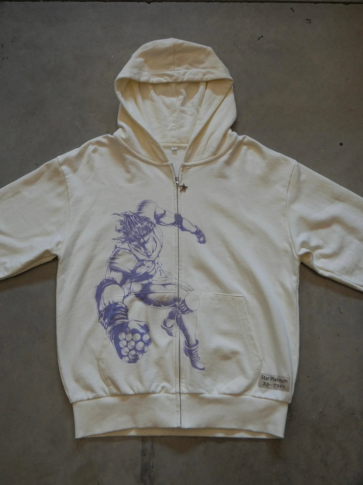 JoJo's Bizarre Adventure Oversized Hoodie – Anime Zip-Up Streetwear