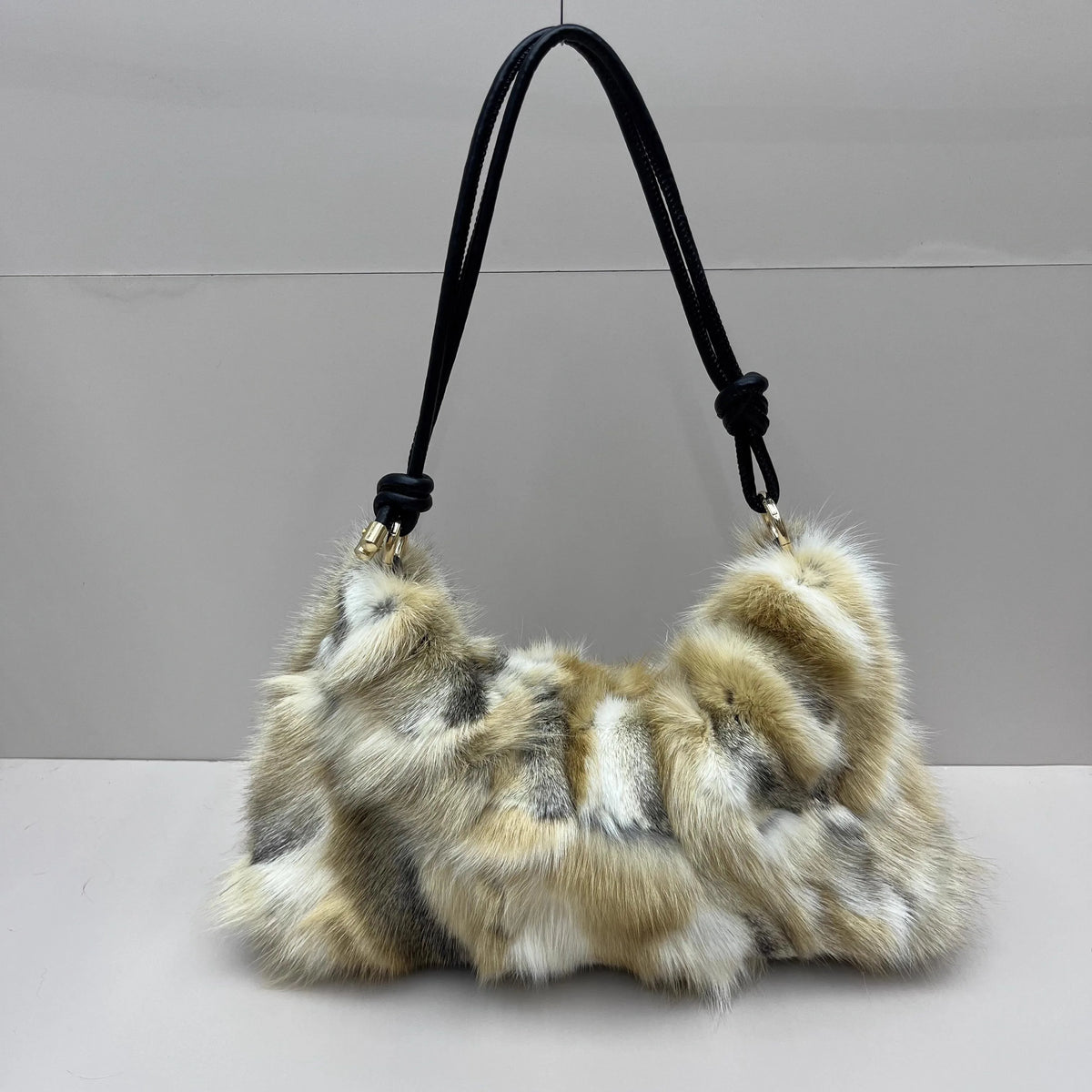 Fluffy Fur Shoulder Bag for Women – Luxury Handbag & Purse