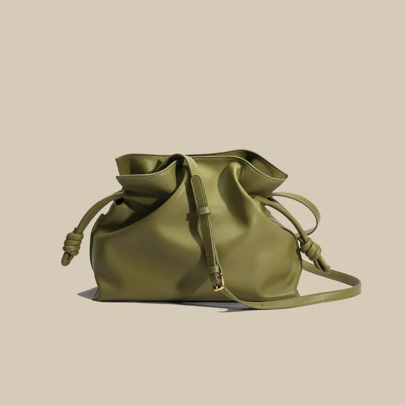 Brand Luxury Drawstring Long Shoulder Bag