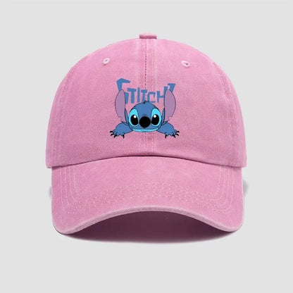 Stitch Cartoon Baseball Cap Adjustable Snapback