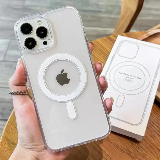 Clear MagSafe iPhone Case – Transparent Magnetic Cover