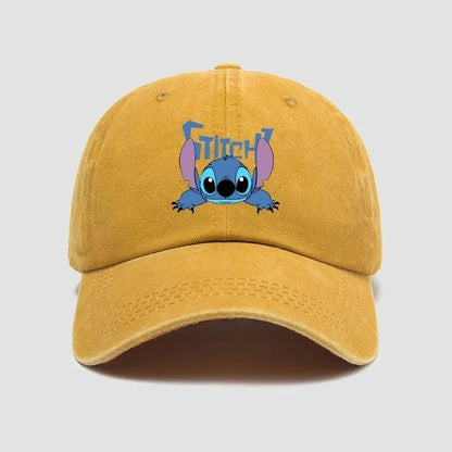 Stitch Cartoon Baseball Cap Adjustable Snapback