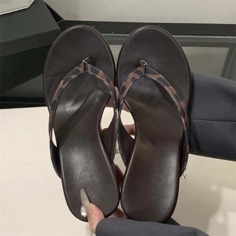 Eilyken Platform Wedge Flip Flops – Women's Clip Toe Thick Sole Slippers