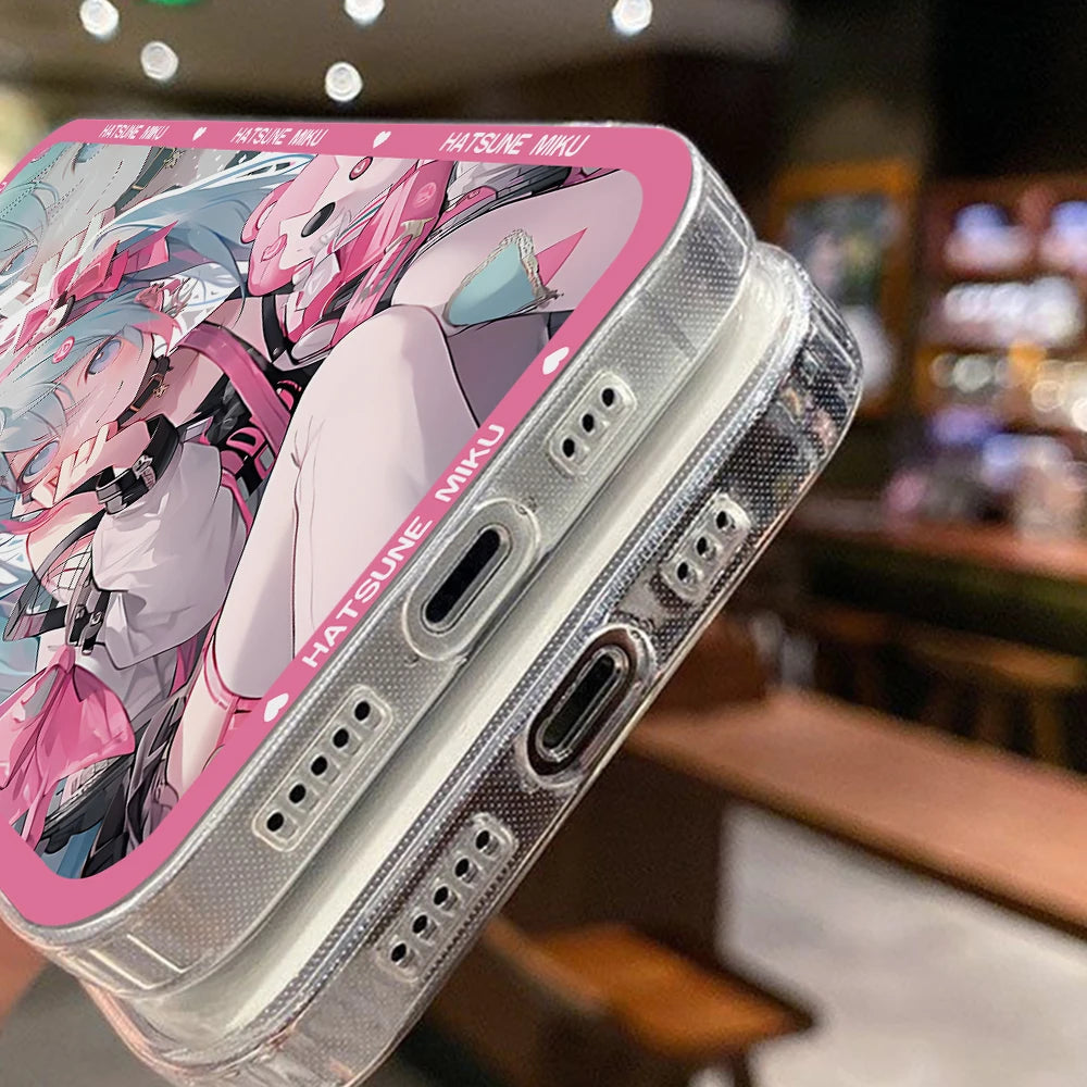 Hatsune Miku iPhone Case – Anime Phone Cover for iPhone 11–17
