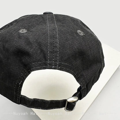 Lateness Club Embroidered Retro Baseball Cap – Vintage Street Style Hat