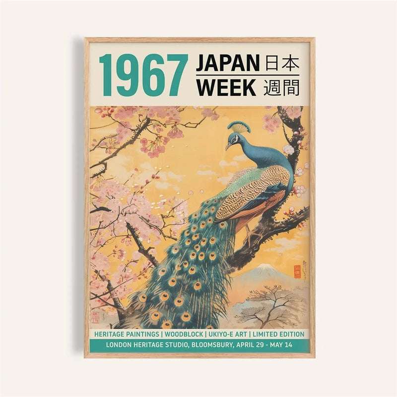 Japanese Ukiyo-E Vintage Poster Print – Retro Wall Art