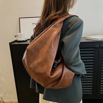 Large Capacity Minimalist Dumpling Shoulder Bag