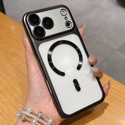 MagSafe iPhone Case – Matte Plating Shockproof Cover with Lens Protector
