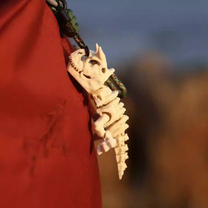 3D Printed T-Rex Skeleton Fidget Keychain – Articulated Dinosaur Toy