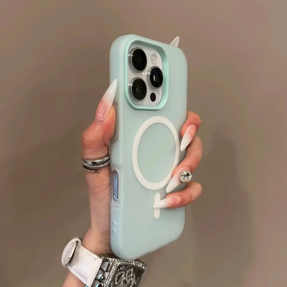 MagSafe iPhone Case – Candy Color 2-in-1 Magnetic Cover
