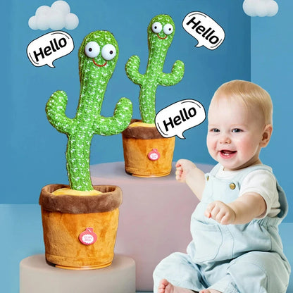 Dancing Talking Cactus Plush Toy With Music