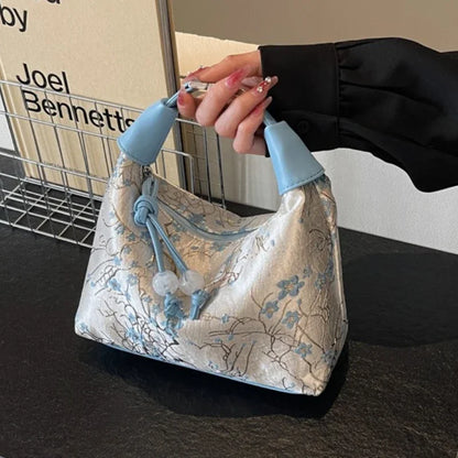 Portable Embroidered Chinese Style Shoulder Bag