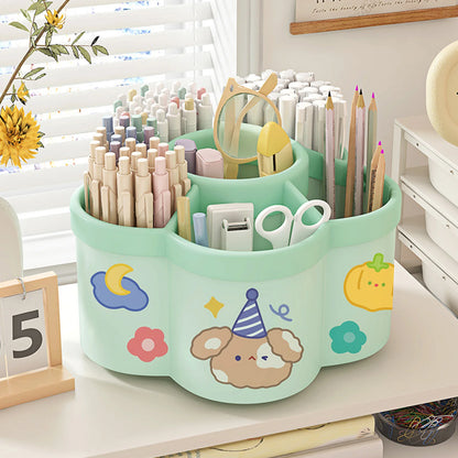 Rotating Pen Holder Desk Organizer