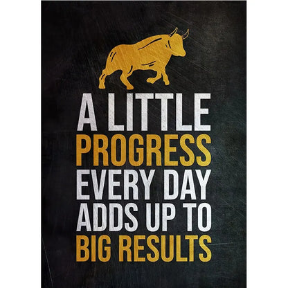 Stock Trading Motivational Wall Art Poster – Buy Fear Sell Greed