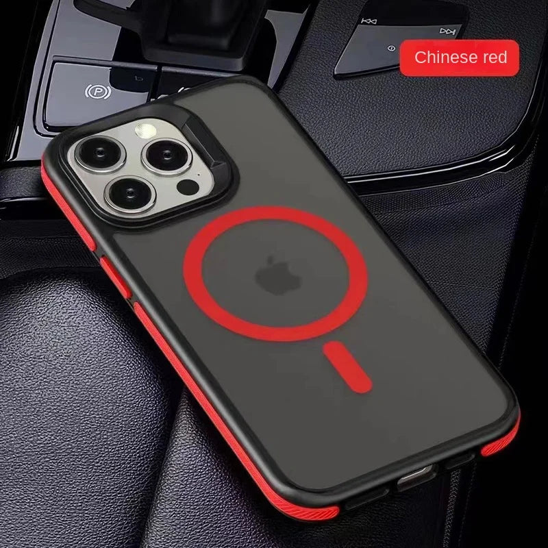 Magnetic MagSafe iPhone Case – Matte Translucent Armor | iPhone 11–16
