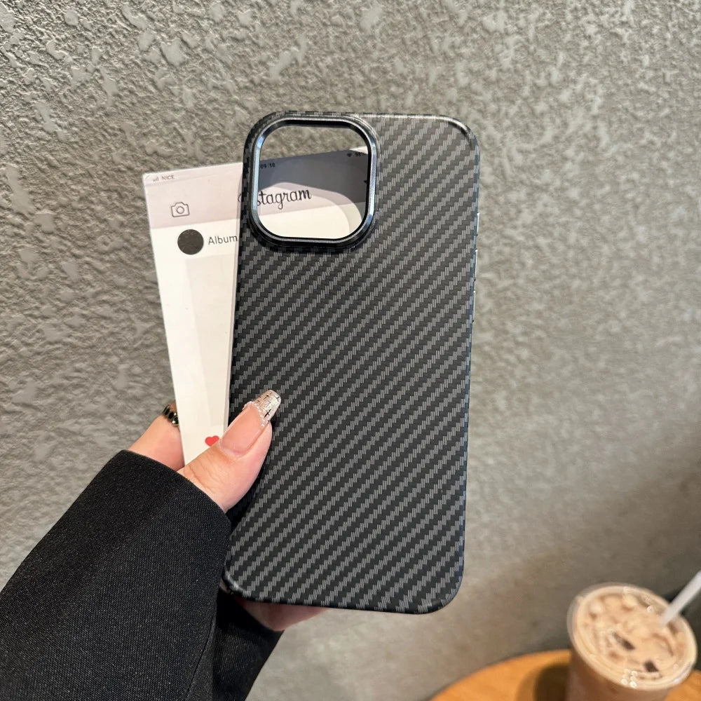 Carbon Fiber MagSafe iPhone Case – iPhone 17 / 16 / 15 / 14 / 13 / 12 Series