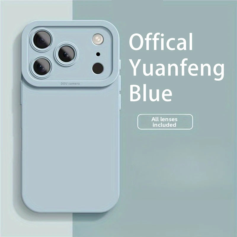 Liquid Silicone iPhone Case with Camera Lens Protection