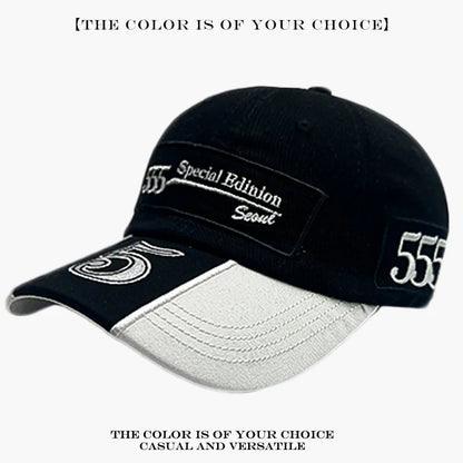 Tribal Thorn & Flame Embroidered Baseball Cap – Y2K Street Style Hat