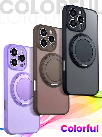 Magnetic Ring iPhone Case with Kickstand – iPhone 11 to 17 & Air