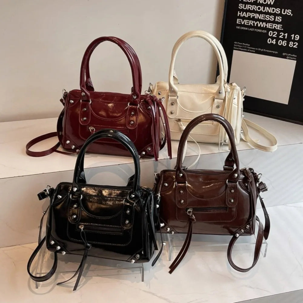 High-Quality Textured Women's Handbags Fashionable Versatile