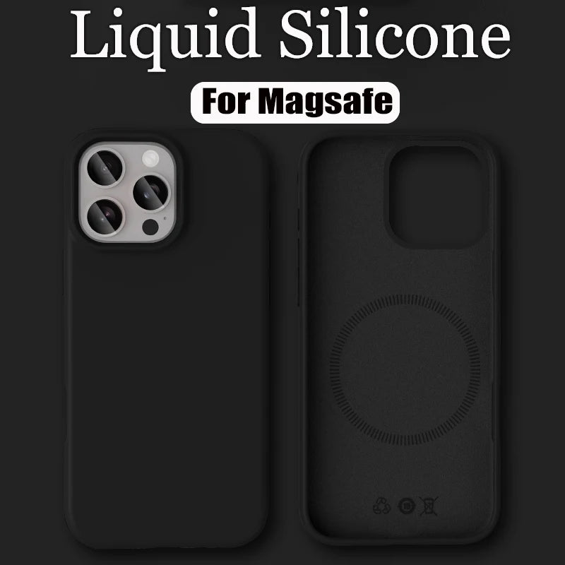 Liquid Silicone MagSafe iPhone Case – iPhone 13 to 17 Series