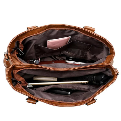 Elegant Handbag For Women High Quality Leather Top-Handle Bags