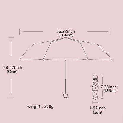 Mini Capsule Umbrella With UV Protection