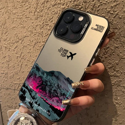 Mountain Peak iPhone Case – Shockproof Adventure Design for iPhone 11–17 Series