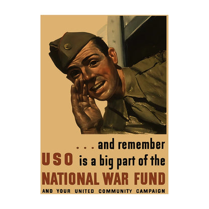 Soviet USSR Vintage Propaganda Poster – Stalin Portrait Retro Wall Art Print