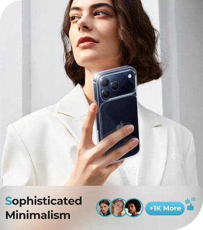 Crystal Clear Anti-Yellowing iPhone Case – Transparent Slim Cover