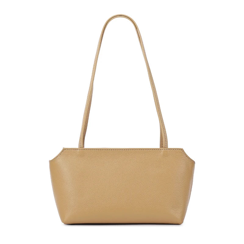 Women's Genuine Cowhide Leather Mini Shoulder Tote Bag